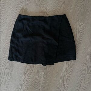 Abercrombie & Fitch Linen Wrap Skort